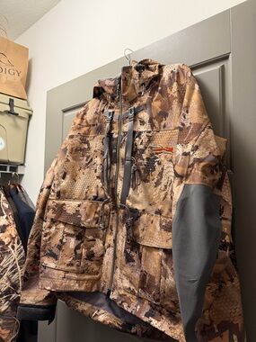 Men's Sitka Performance Hunting Jacket Marsh Camo